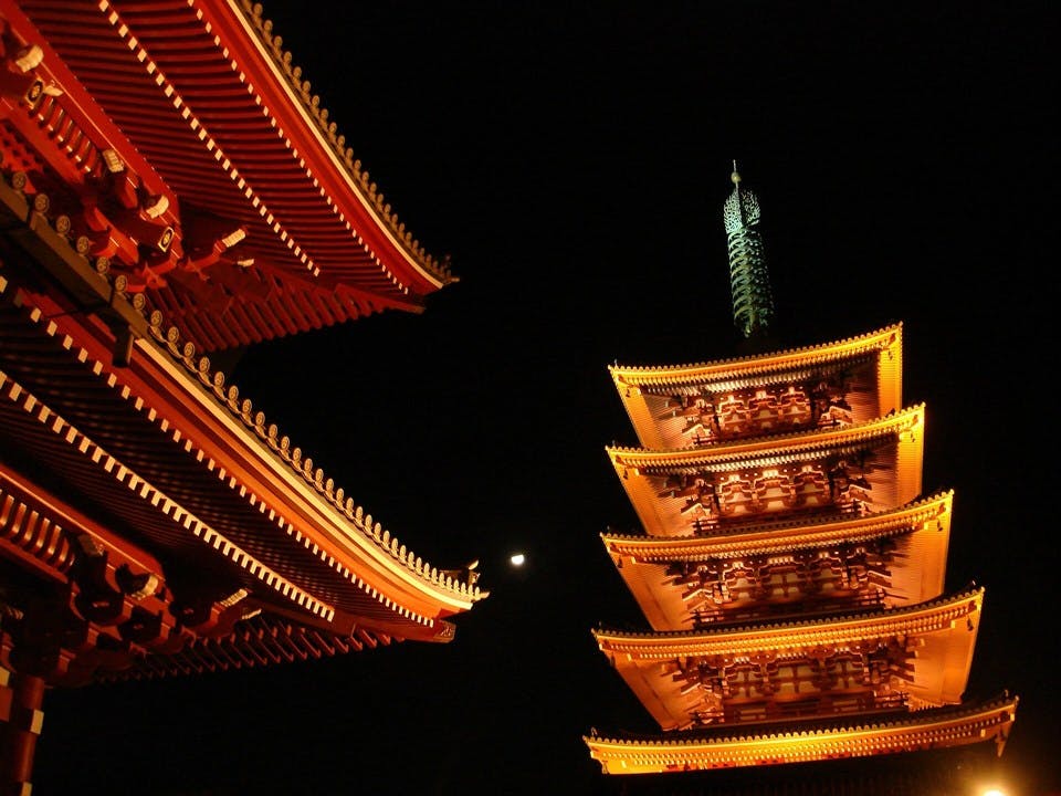 浅草寺夜景