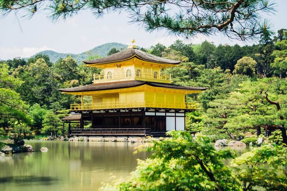Large buddhist temple golden pavilion japan 34146  1 