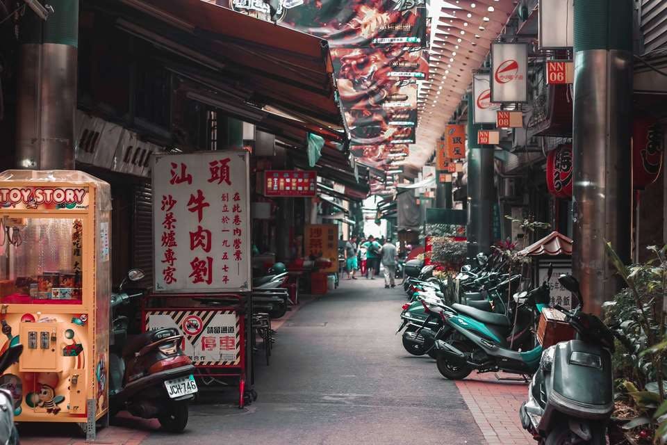 台湾の路地裏
