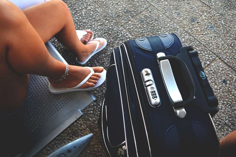 旅行とスーツケース