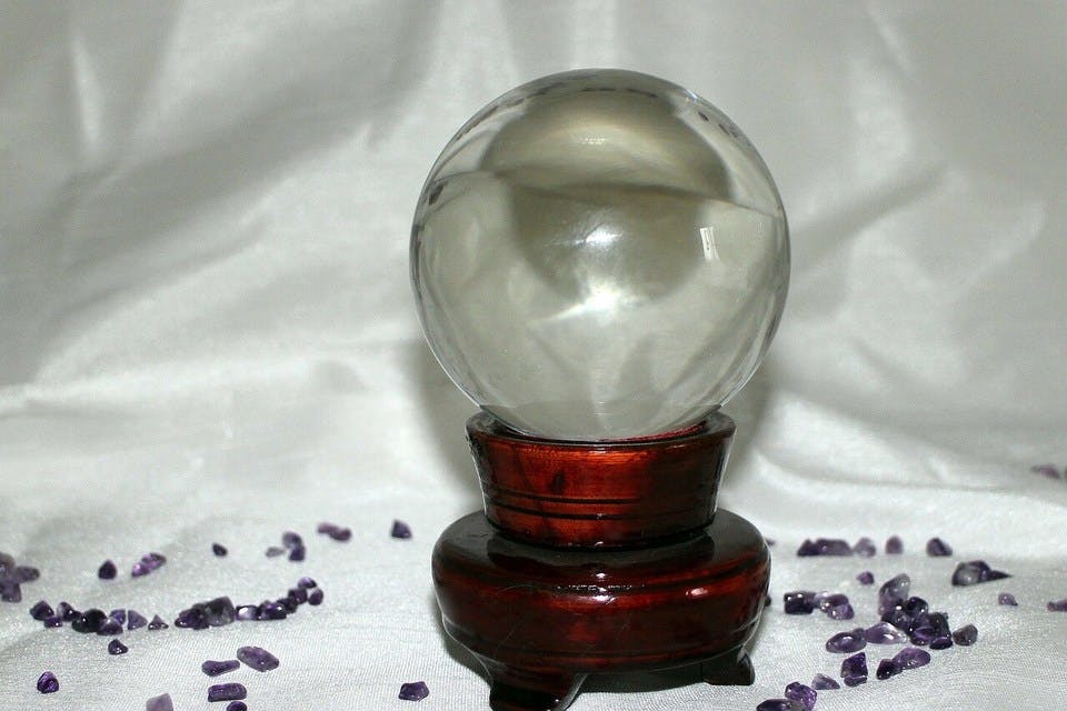 透明の水晶玉