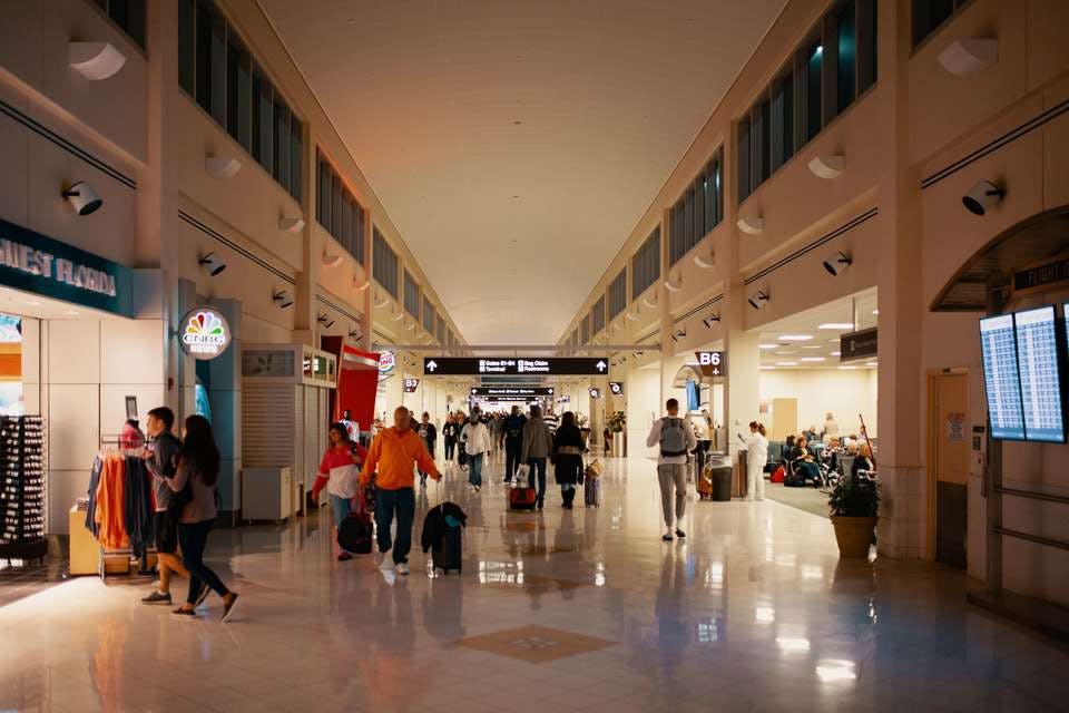 Large airport hallway indoors 1716826  1 