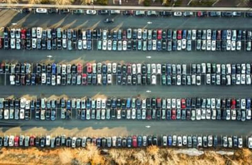 コストコ茨城の駐車場のイメージ