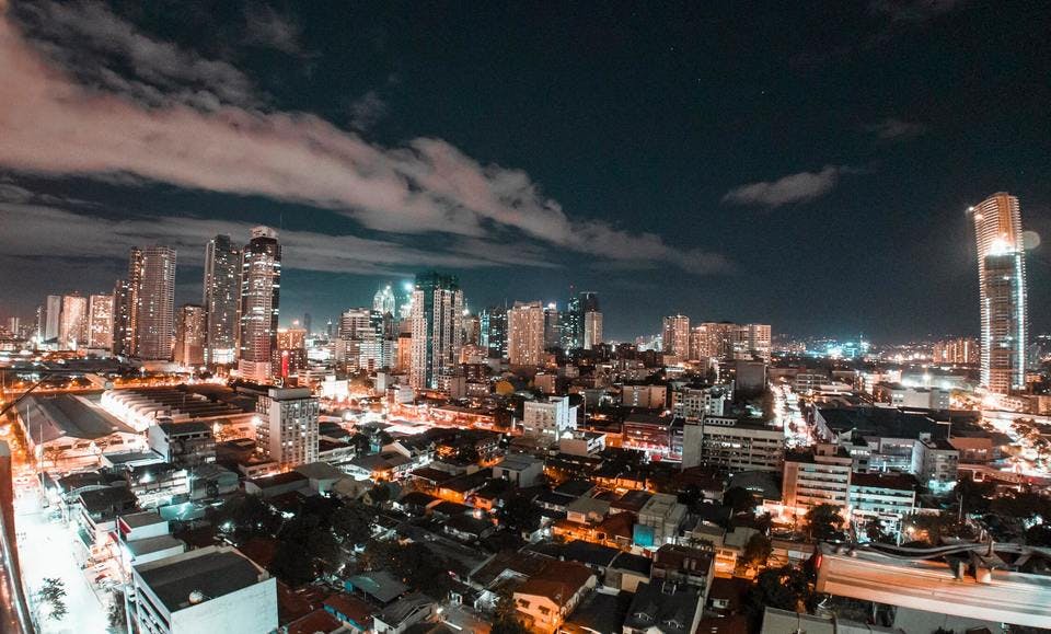 フィリピン街夜景