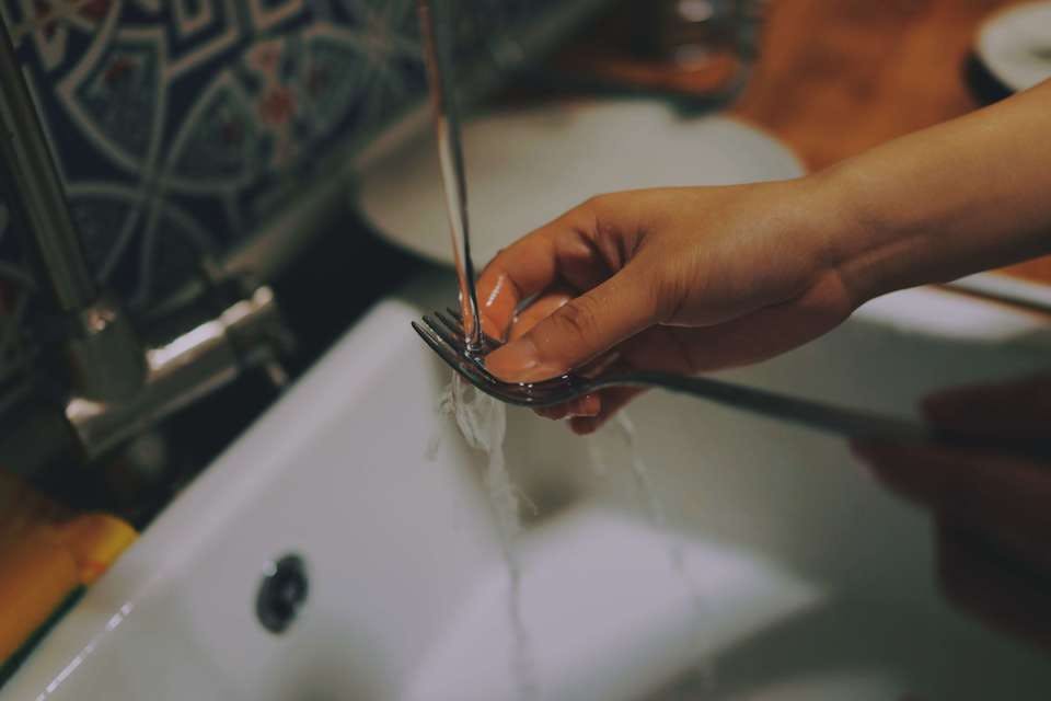 手洗い場とオキシクリーンの使い方