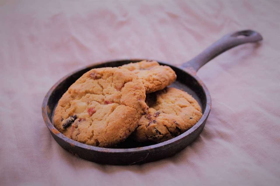 クッキー生地の簡単なパン
