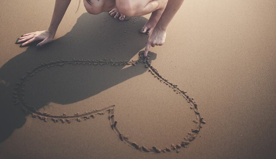 好き嫌いを確かめる砂に描いたラブレター