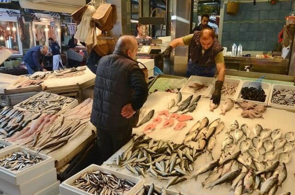 Large people fish market marketplace  1 