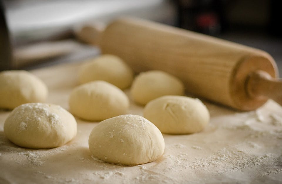 冷蔵庫で発酵させるパン作り