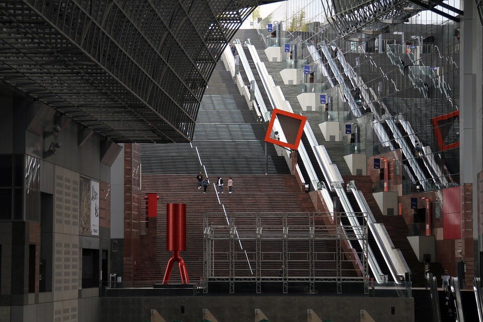 京都駅 駅階段