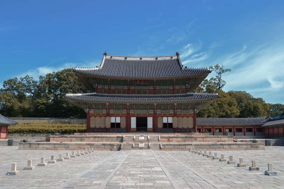韓国の観光地のお寺