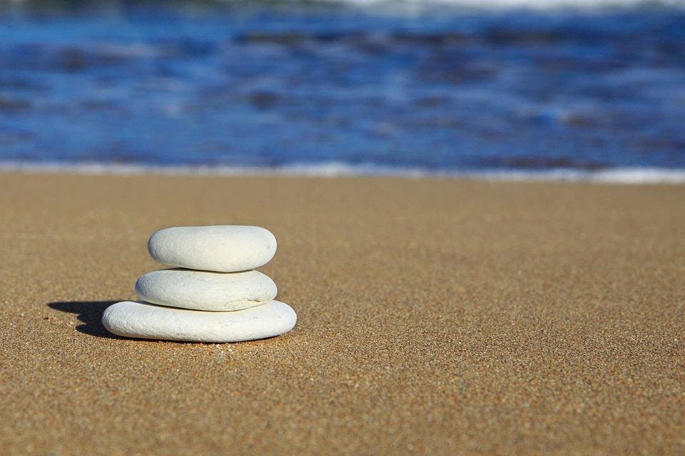 海辺の小石