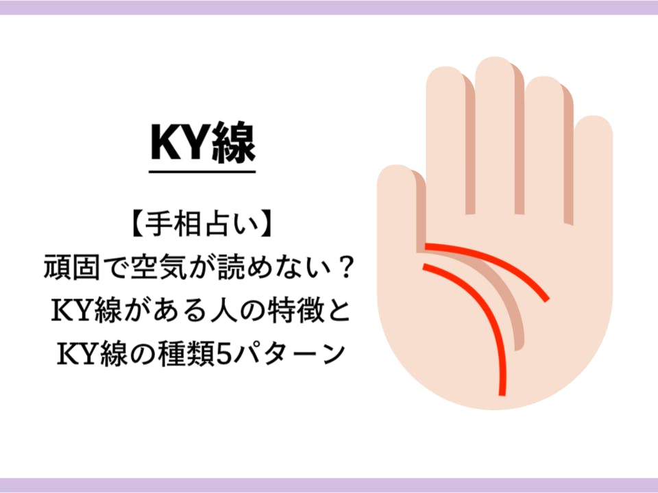 【手相占い】KY線の見方をプロの占い師に聞いた｜両手にあるKY線の意味も解説