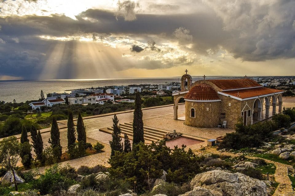 キプロスの高台から見える景色