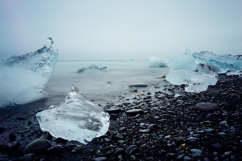 アイスランドの氷河