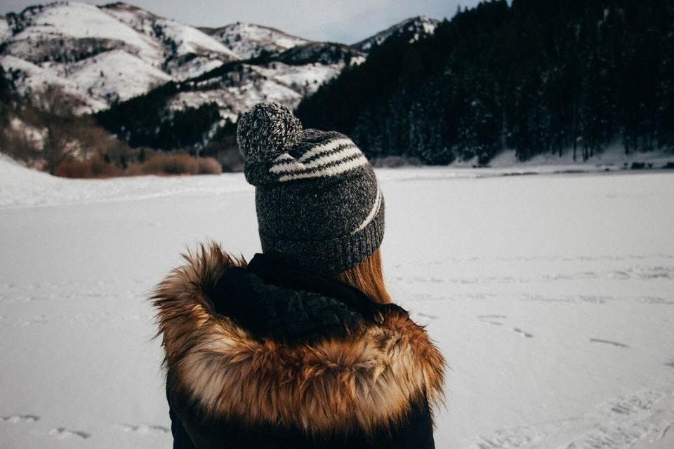 冬のアラスカ服装