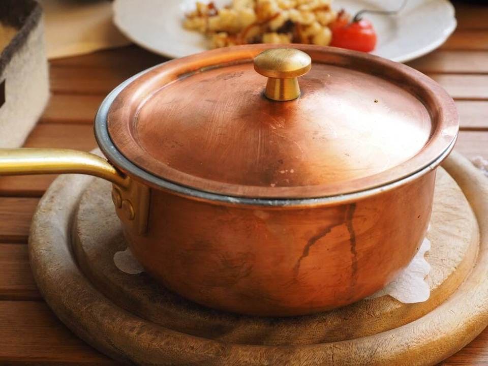 木目調の鍋
