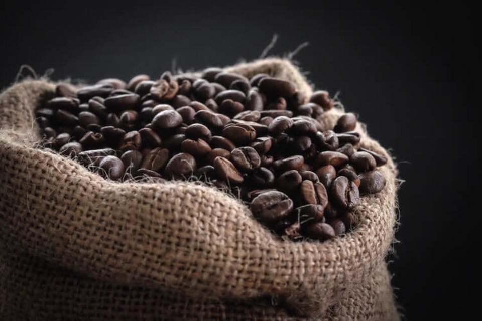おすすめのコーヒー豆が保存されているところ