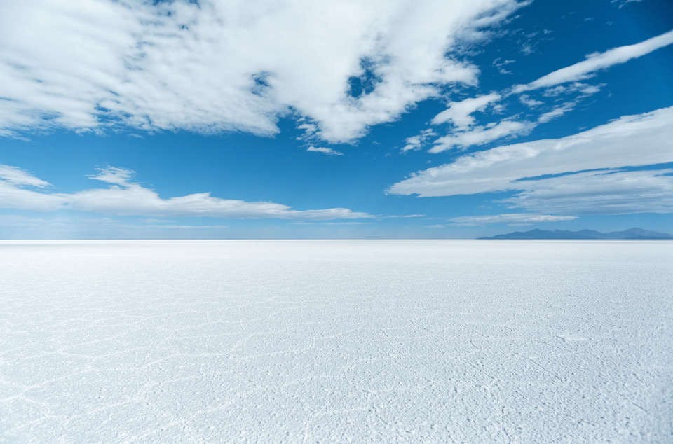 ウユニ塩湖の景色