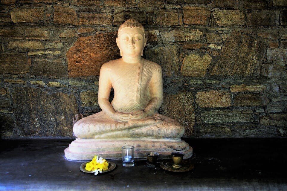 スリランカの仏像
