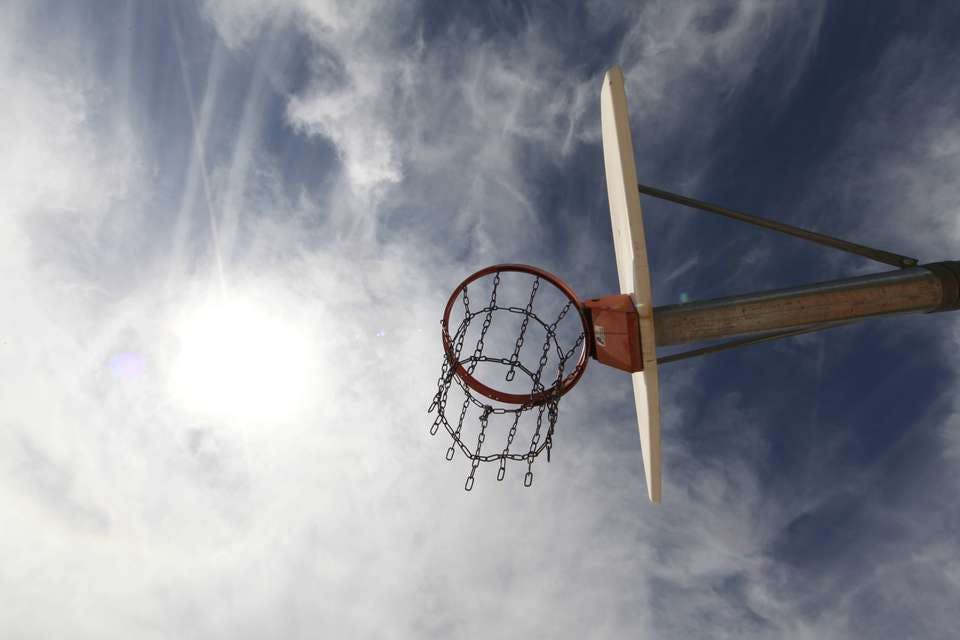 Large ball basketball basketball basket 58573