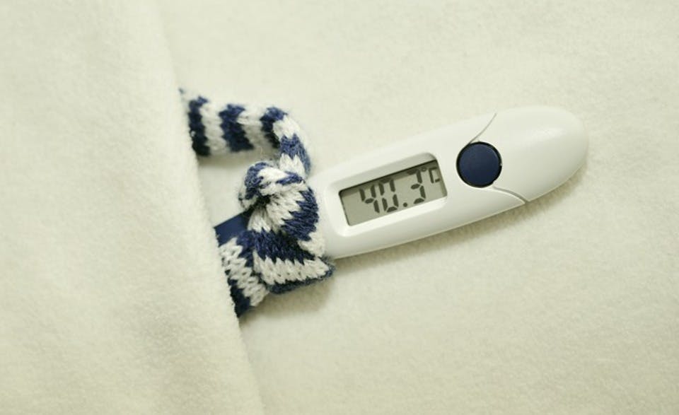 高熱時の体温計