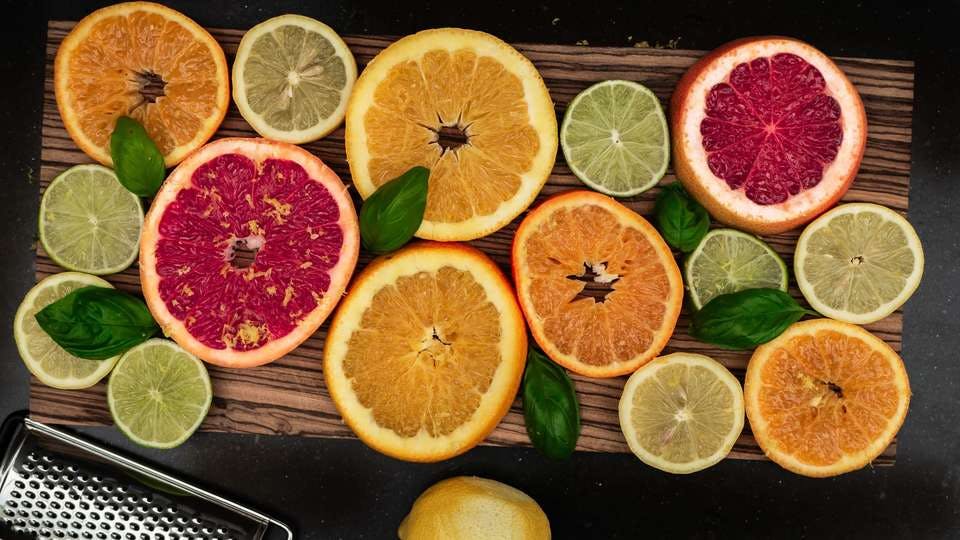 輪切りの柑橘類