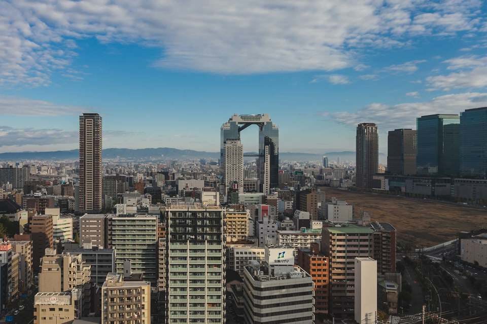インスタ映えする大阪の梅田スカイタワー