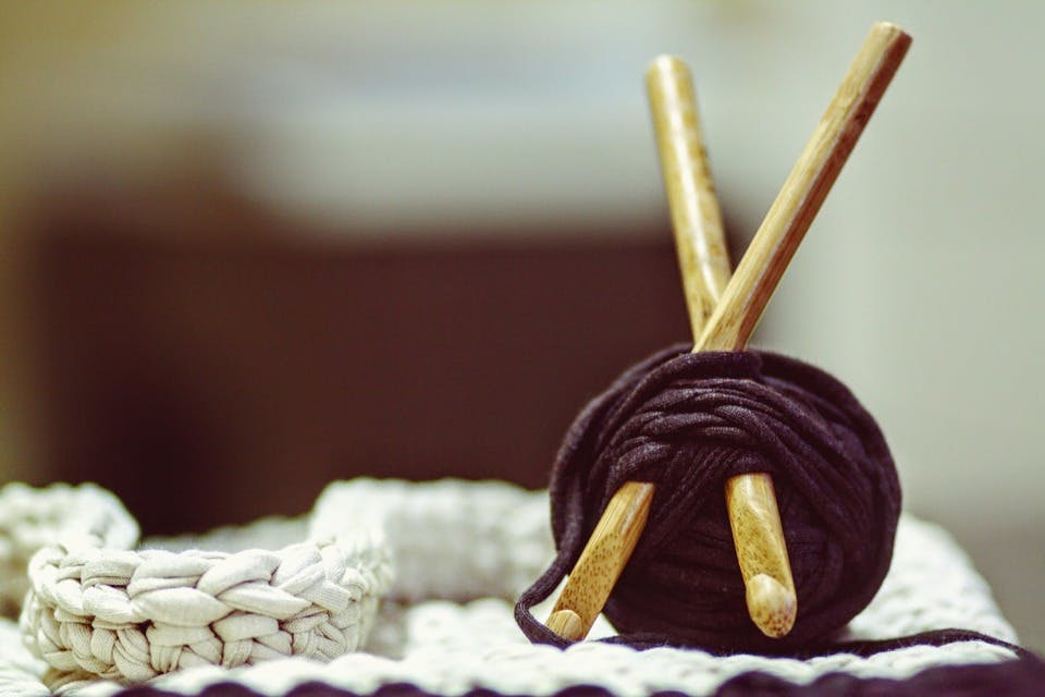 手作り編み物
