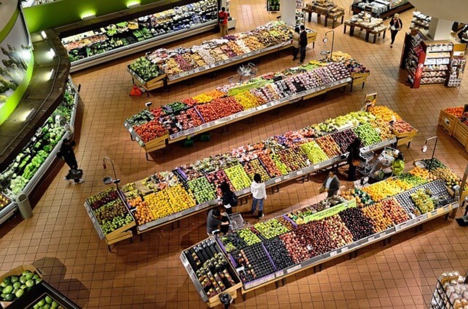 イタリアのスーパーのイメージ