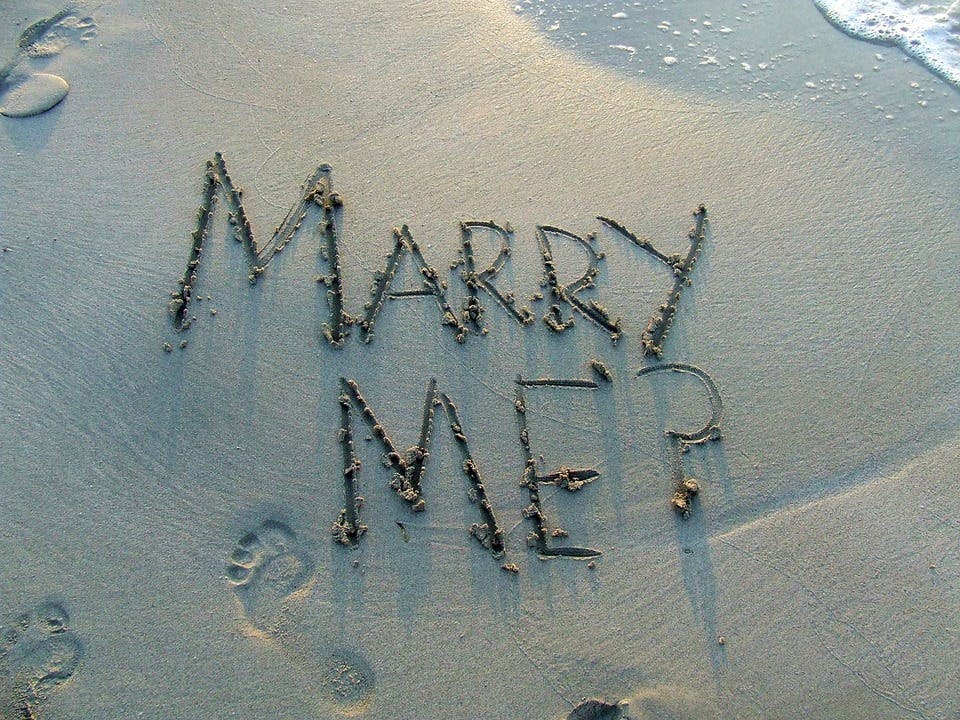 結婚しない男への砂に書いたラブレター