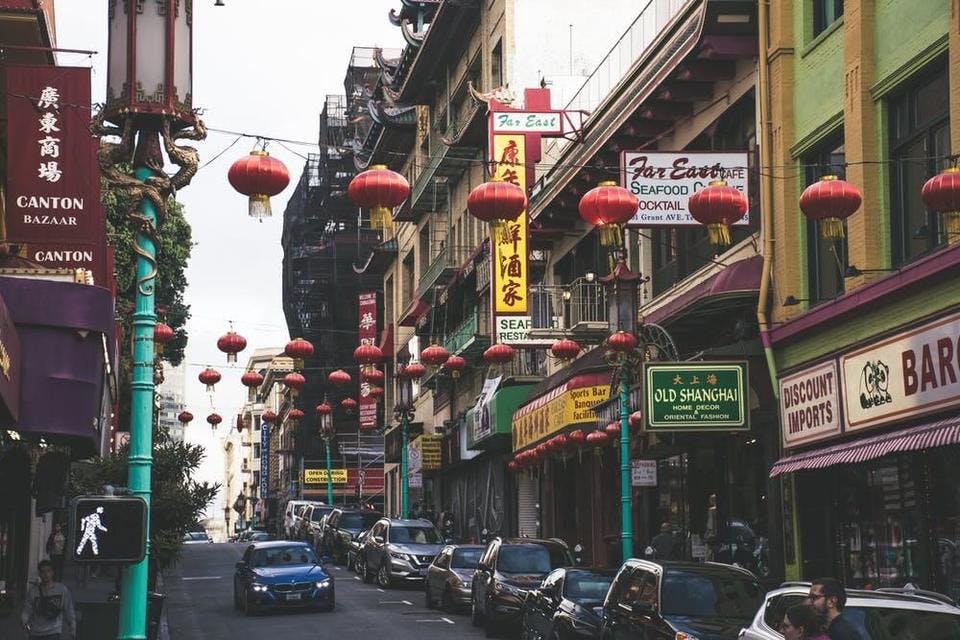 中国の街並み