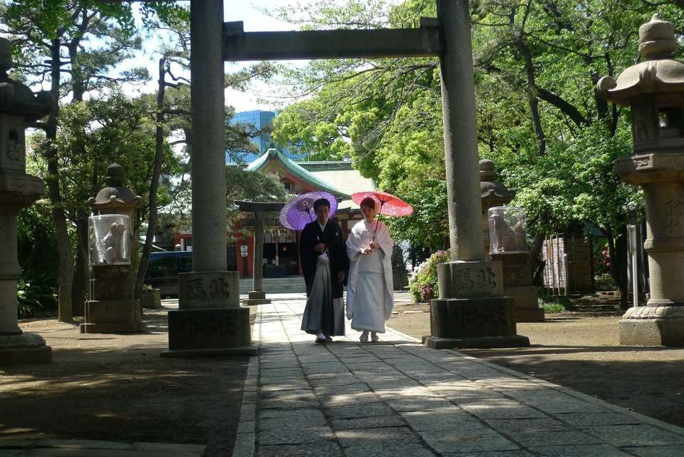東京の縁結びの神社のご利益のおかげで結婚した