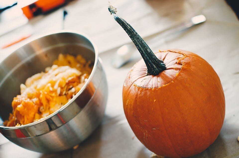 かぼちゃだと分かるご飯風レシピ画像