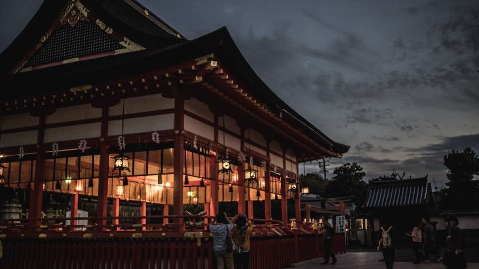 伊佐須美神社の境内