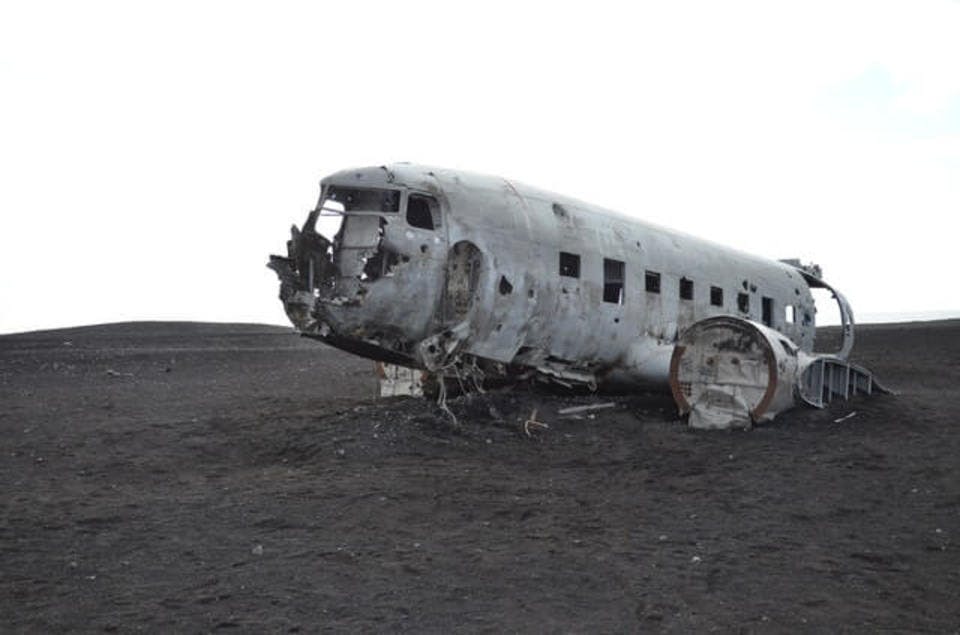 Large abandoned accident aeroplane 613778  1 